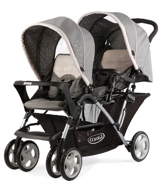 Produktbild von Graco Stadium Duo, Betthimmel, Tandem-Kinderwagen, Unisex, Faltbar, Schwarz