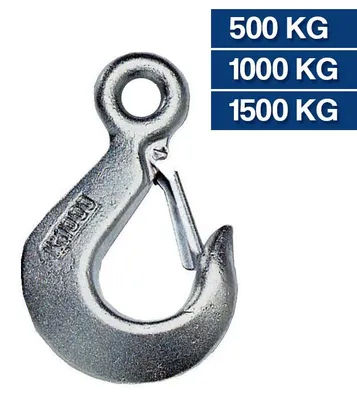 Obrázok produktu pre Zdvihací hák so zaisťovacím mechanizmom pre elektrické kladkostroje – 1000 kg