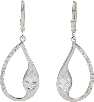 Produktbild von Ohrhänger Silber 925 Zirkonia JL10-06-3804 JuwelmaLux