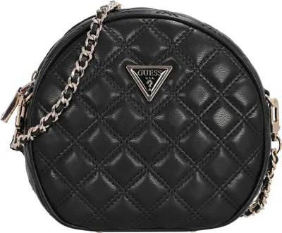 Produktbild von Guess Giully Circle Bag Gesteppt Tasche in Schwarz für Damen – 17 x 8 x 17 CM / Black