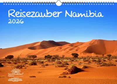Produktbild von Reisezauber Namibia DIN A3 Kalender für 2026 Landschaft Reise Tiere Urlaub - Seelenzauber