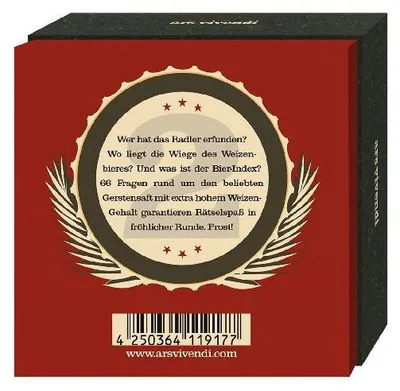 Produktbild von Bier-Quiz 2. Neuauflage: Quizspiel für Bierliebhaber mit 66 Fragen
