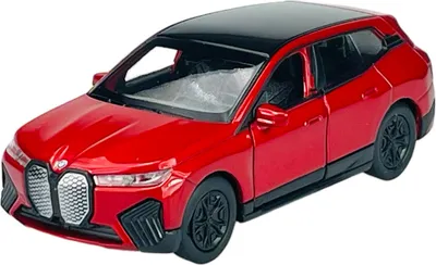 Produktbild von Welly BMW iX I20 Rot 1:34-1:39 Die Cast Metall Modell Neu im Kasten 43832