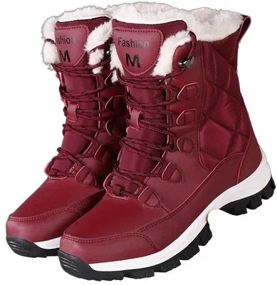 Productafbeelding van Currero Snowboots Dames Bordeauxrood 36