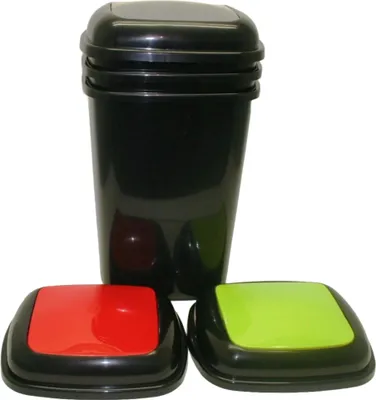 Produktbild von Schwingdeckeleimer 39,3 x 33,5 x 60,2 cm 45 Liter - diverse Farben