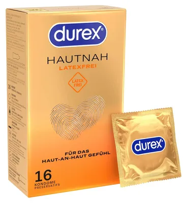 Produktbild von Durex Hautnah Latex Free Kondome 16 Stück