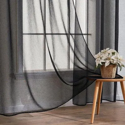 Produktbild von Famanu transparente Gardinen elegant - 40 x 225 cm