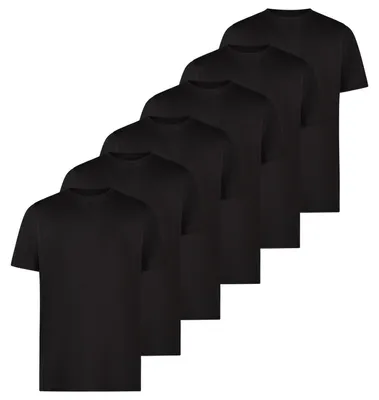 Produktbild von LERROS 6er Pack Basic T-Shirt Reine Baumwolle, Pflegeleicht  und atmungsaktiv, Normale Passform