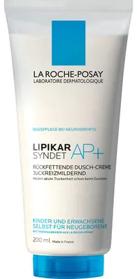 Produktbild von La Roche-Posay Lipikar Syndet AP+ rückfettende Dusch-Creme Juckreiz-mildernd, 200 ml Gel