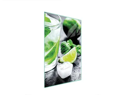 Produktbild von Glasschneidebrett 35x52 Limette