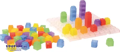 Produktbild von EDUPLAY 120573 Transparente Zählsteine, Kunststoff, transparent, 100-teilig (1 Set)