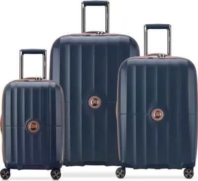 Produktbild von DELSEY PARIS Carrousel Expandable 4 Double Rolls Trolley L / M / S L Navy dunkelblau 76cm