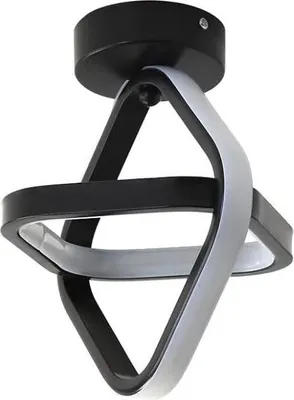 Zdjęcie produktu dla Plafon lampa LED sufitowa geometryczna metalowa AT70-2SL-Black