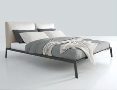 Produktbild von Luxus Schlafzimmer Bett Polster Design Luxus Doppel Hotel Betten 180x200cm Neu
