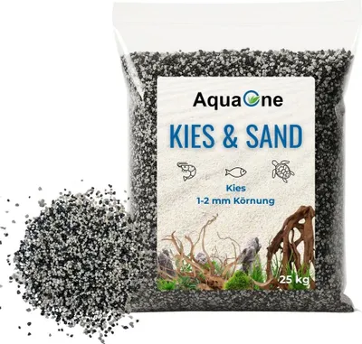 Produktbild von 25 Kg Zambesi Aquarienkies "" 1-2mm Bodengrund Aquariumkies