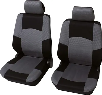 Image de Housses de siège auto pour sièges avant 6 pièces - Classic gris, Eco Class avec SAB 1 | Housses de siège auto / housses de protection de PETEX