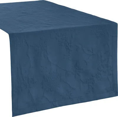 Produktbild von Erwin Müller Tischläufer Arnsberg" blau 40x170 cm"