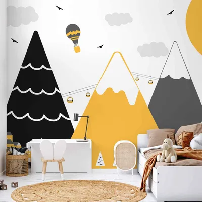 Produktbild von Vlies Fototapete - Adventure in the Mountains 300x210 cm Für Kinder g-A-0333-a-a