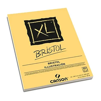 Image de CANSON Bloc de croquis et d'études XL Bristol DIN A3 180 g/qm 50 feuilles