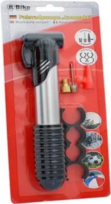 Produktbild von Fahrrad Mini Pumpe Luft Handpumpe Bike Ventil 3 Adaptern und Halterung
