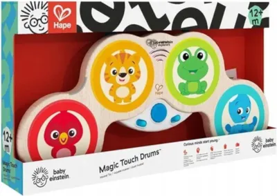 Produktbild von Hape E11650, Spielzeug-Musikinstrument, Trommel, 580 g, Mehrfarbig