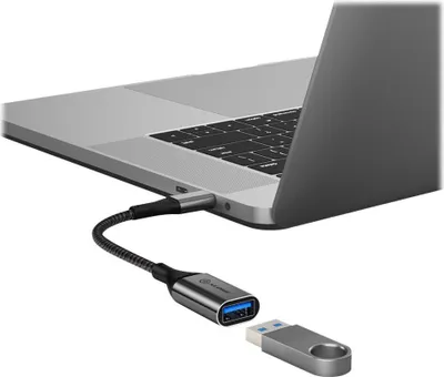 Produktbild von Alogic Adapter USB-C 3.1 Super  -> USB-A                grau