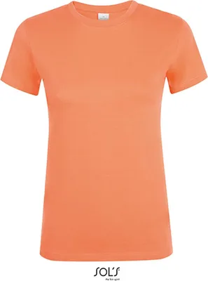 Produktbild von SOLs 01825 | Damen Regent T-Shirt / Halbgekämmte ringgesponnene Baumwolle - Farbe: Apricot - Größe: XL