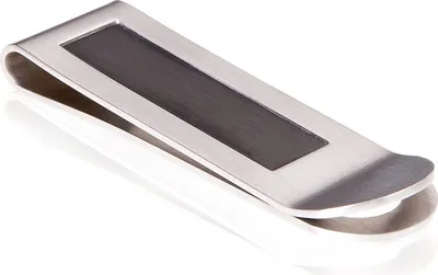 Produktbild von Karisma Edelstahl Geldklammer Schwarz beschichtet mattpoliert - Money Clip