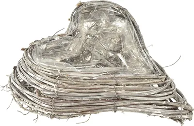 Produktbild von Rattan Herz Pflanzschale Dekoration Herzform Rebenoptik