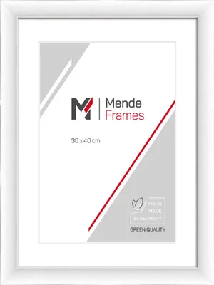 Produktbild von MendeFrames H220 Holzrahmen Klassisch weiß 13x18 cm