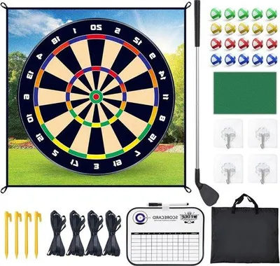 Produktbild von Golftrainingsmat 180 x 180 cm - Trainingsmat für Golfern - Interieur und Außen - Ideal für Golfanfänger - Praktisches Trainingsgerät