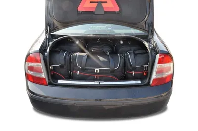 Produktbild von Skoda Superb Limousine 2001-2008 Kofferraumtaschen Set 5 Stk