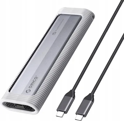 Produktbild von Orico AXM2-G2 M.2 NVME USB-C 10 Gb/s Festplattengerät - grau