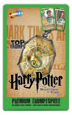 Produktbild von Top Trumps Harry Potter und die Heiligtümer des Todes 1 Spiel Quartett Deutsch