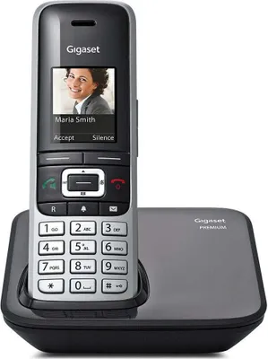 Produktbild von Gigaset Premium 100 - Schnurlostelefon schwarz/silber