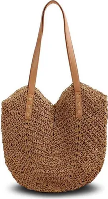 Zdjęcie produktu dla Słomiana torebka damska letnia torba na ramię torba plażowa w stylu boho