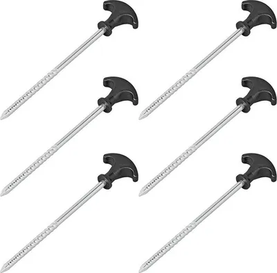 Produktbild von Zeltheringe, 20,5 cm, verzinkter Stahl, 6er-Set