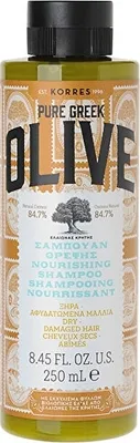 Zdjęcie produktu dla KORRES Pure Greek Olive Szampon odżywczy do włosów suchych i zniszczonych, 250 ml
