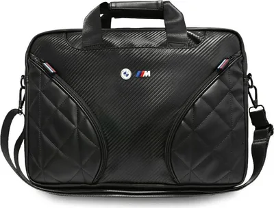 Zdjęcie produktu dla Torba BMW Carbon Pockets&Metal Logo 16" czarny