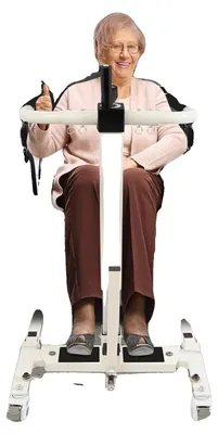 Produktbild von Transferstuhl, verzinktes Eisen, höhenverstellbar von 18" bis 24", Tragfähigkeit 300 lbs, Abmessungen 35" x 25" x 40", vielseitige Verwendung