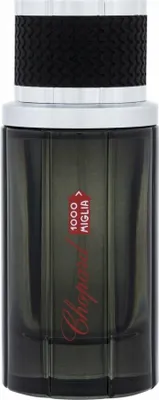 A product shot of a bottle of Chopard 1000 Miglia Eau de Toilette for Men.