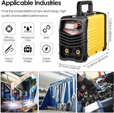 Obrázok produktu pre Zvárač – 225 A – 220 V – Prenosný – Invertorový zvárač MMA – Vhodný pre domácich majstrov a údržbu