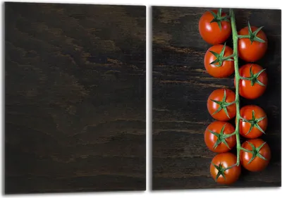 Produktbild von Glasschutzplatte für den Herd 2x40x52 Tomate