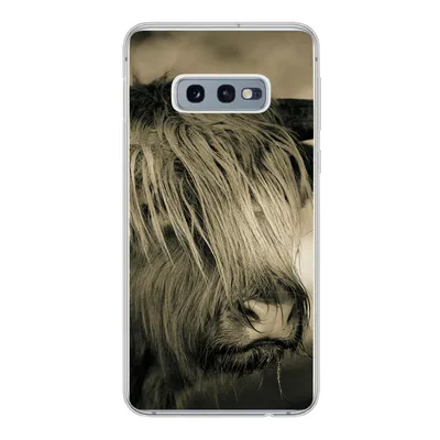 Produktbild von MuchoWow® Handyhülle Schutzhülle Hülle für Samsung Galaxy S10e Schottischer Highlander - Tiere - Haare Silikon Softcase Handy Hülle - Handy