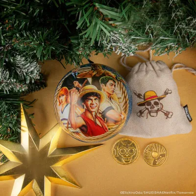Immagine prodotto di Ornamento natalizio One Piece - Berry Coins (monete all'interno)