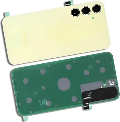 Produktbild von Samsung Galaxy A55 5G – Akkudeckel – Original –  Zitronengelb