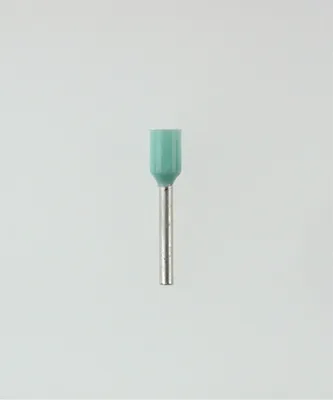 Produktbild von Aderendhülsen DIN 46228 Teil 4 isoliert, Größe L, Farbe Kodierung WE Querschnitt 0,34mm² türkis - 1Stück