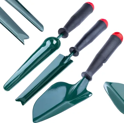 Image de KADAX Kit d'outils de jardin 3 en 1 Spatule large Coupe de jardin Forte