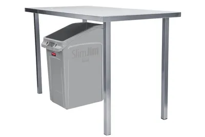Produktbild von Rubbermaid 2026721, 87 l, Rechteckig, Harz, Grau, 381 mm, 558 mm