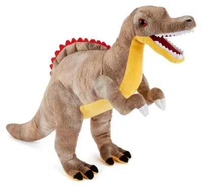 Produktbild von Zappi Co Plüsch Kinder Kuscheltier Weiches Kuschel Plüschtier - Teil der Safari-Tiere-Kollektion, Perfekt für Kinder(33cm)(Spinosaurus)